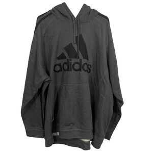 Adidas Grey Graphic Pullover Hoodie Sweatshirt
